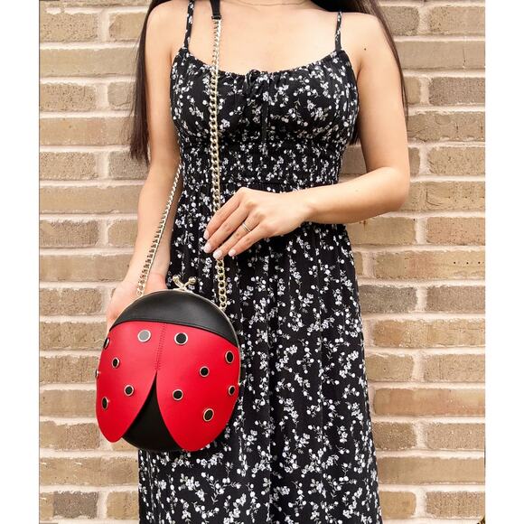 Kate Spade Dottie 3D Ladybug Crossbody Bag Novelty Purse Handbag - Picture 1 of 6
